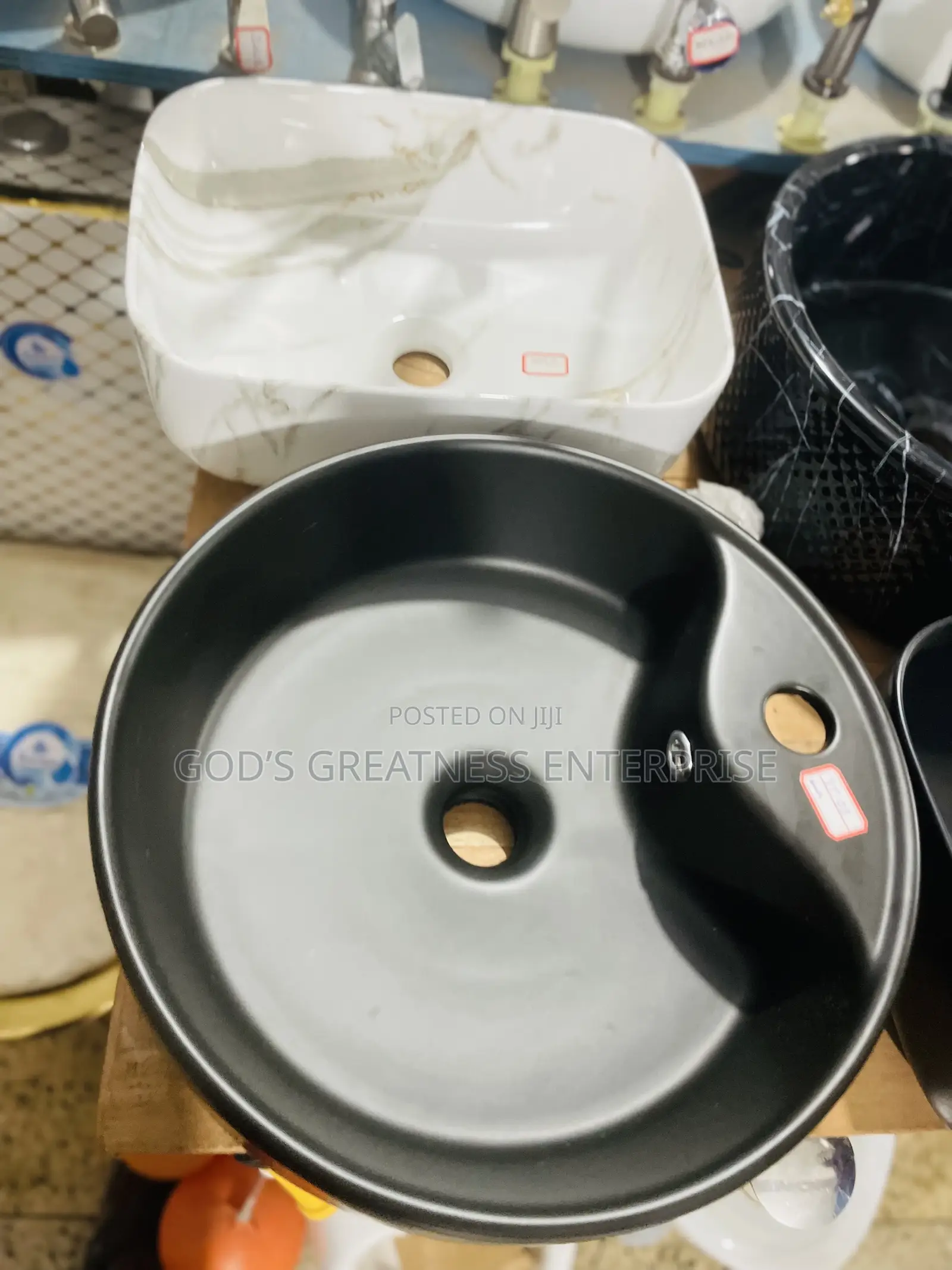Black Pedicure Basin