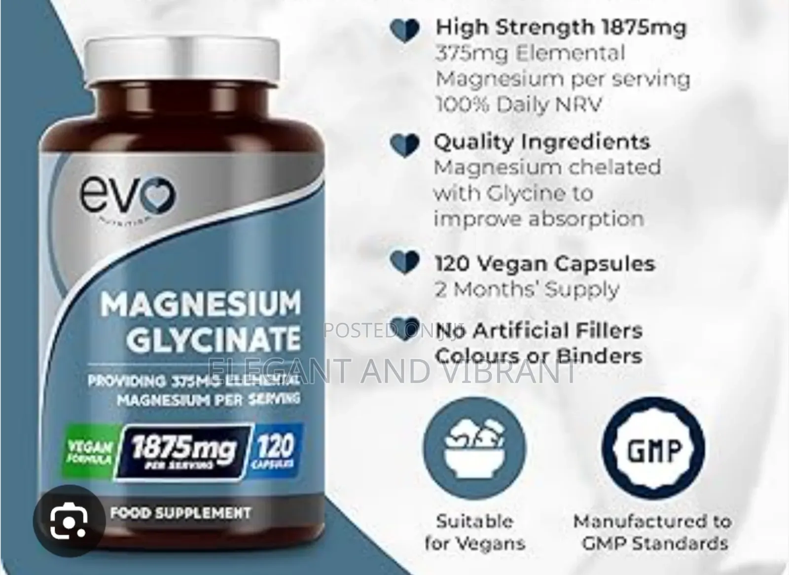Magnesium Glycinate 1875mg