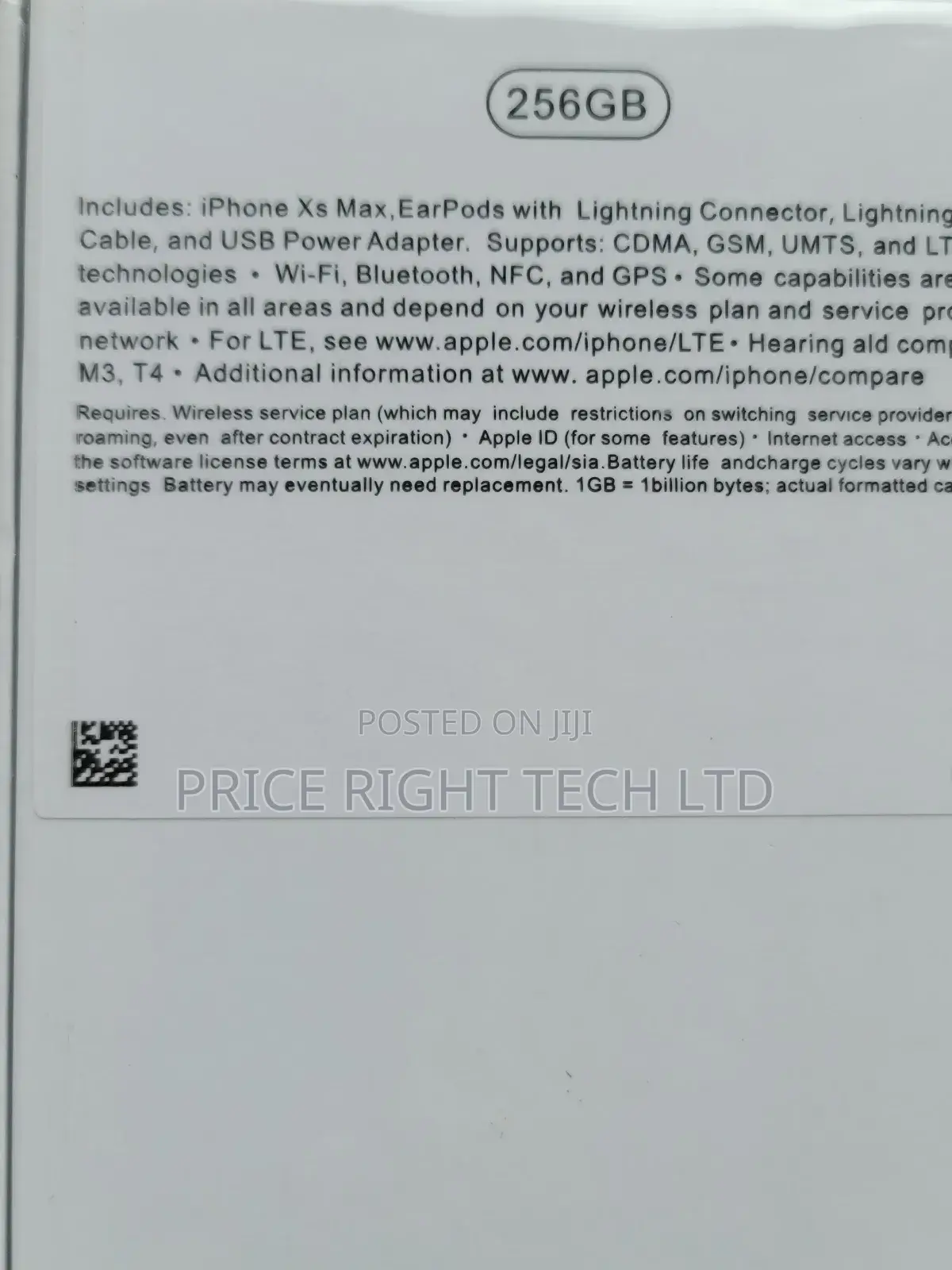 New Apple iPhone XS Max 256 GB Gold
