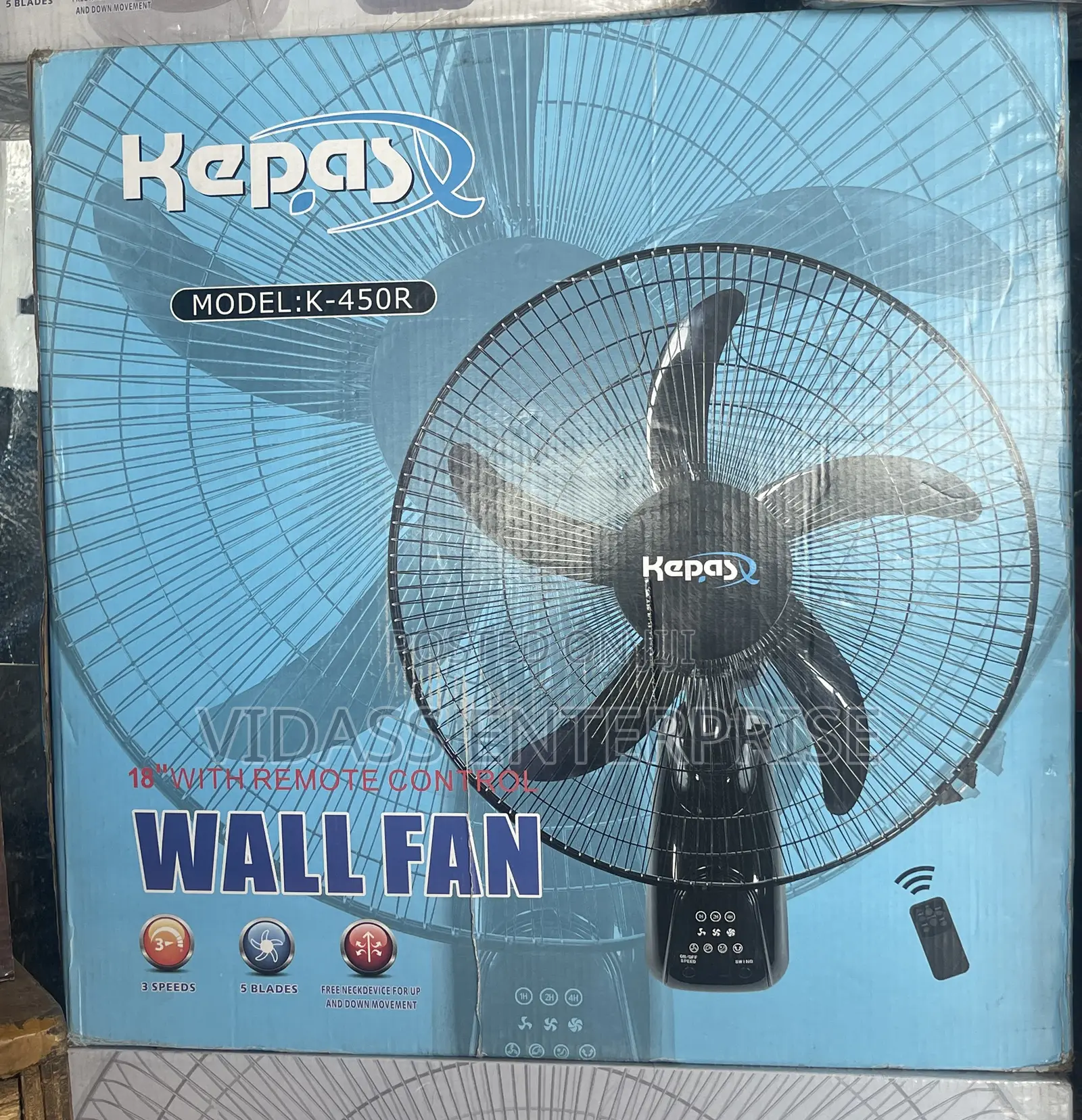 Kepas Wall Fan Remote