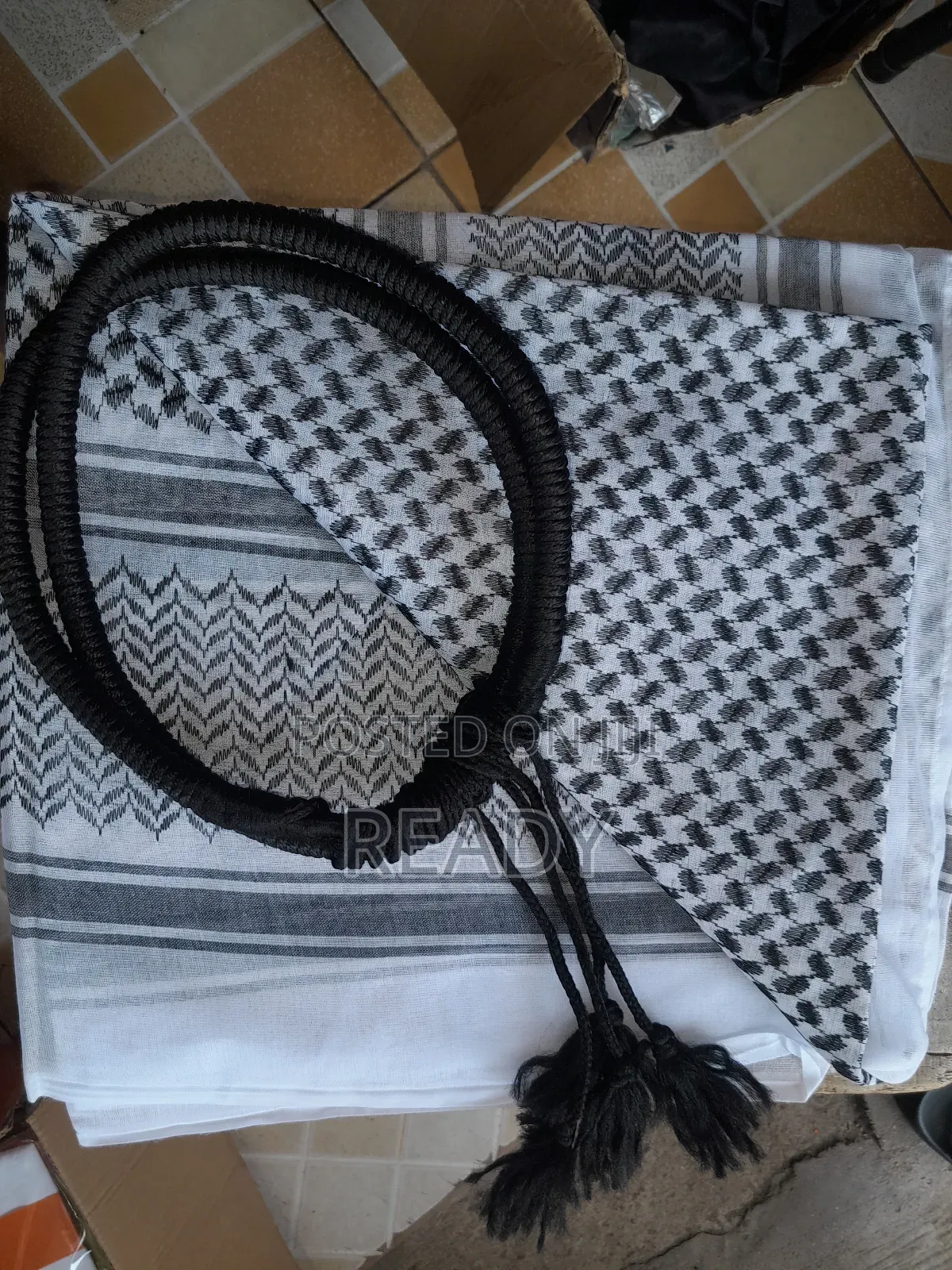 Cotton Scarf Robe (2pcs)