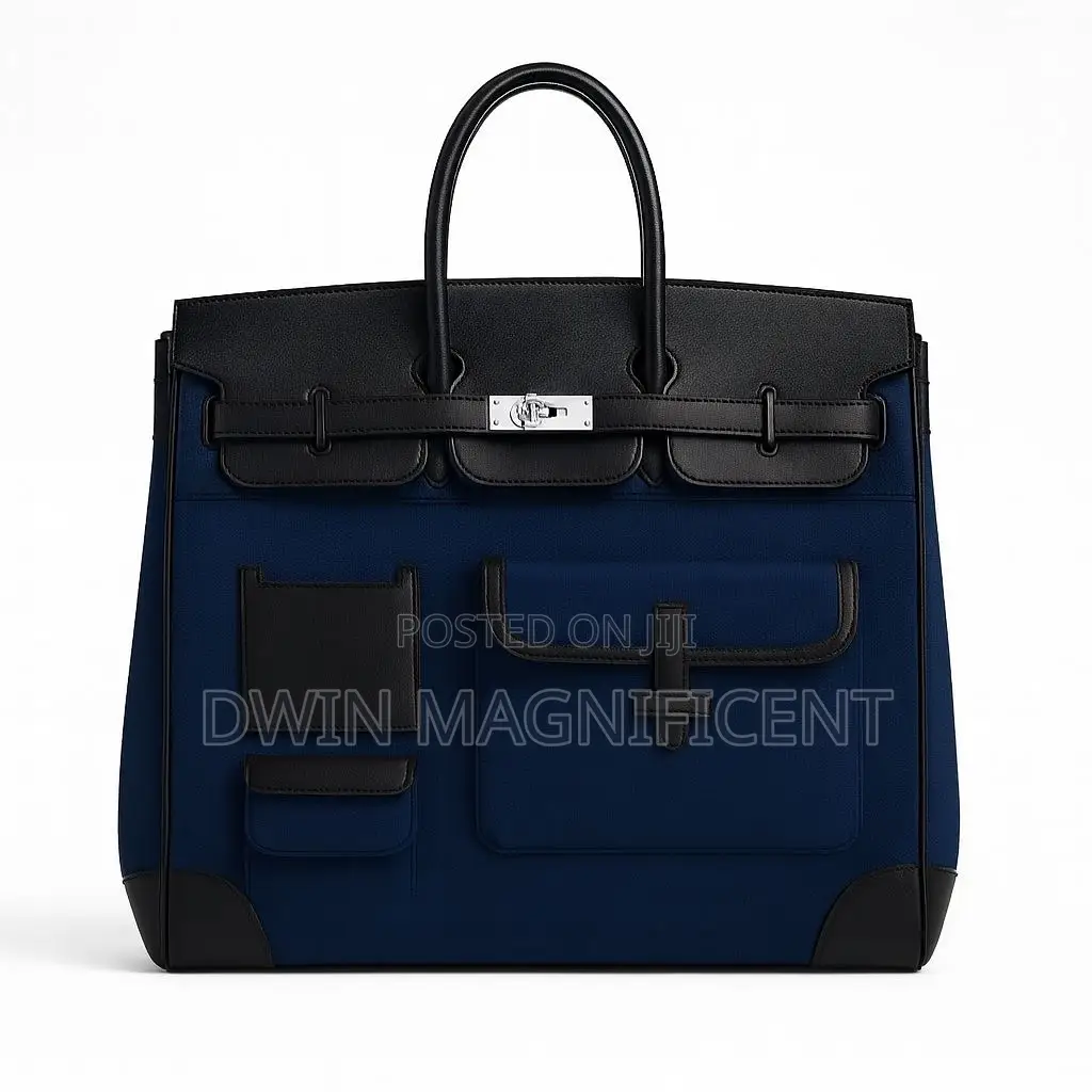Hermès Cargo Hac Birkin Bag, Style Crafted From Canvas and Leather