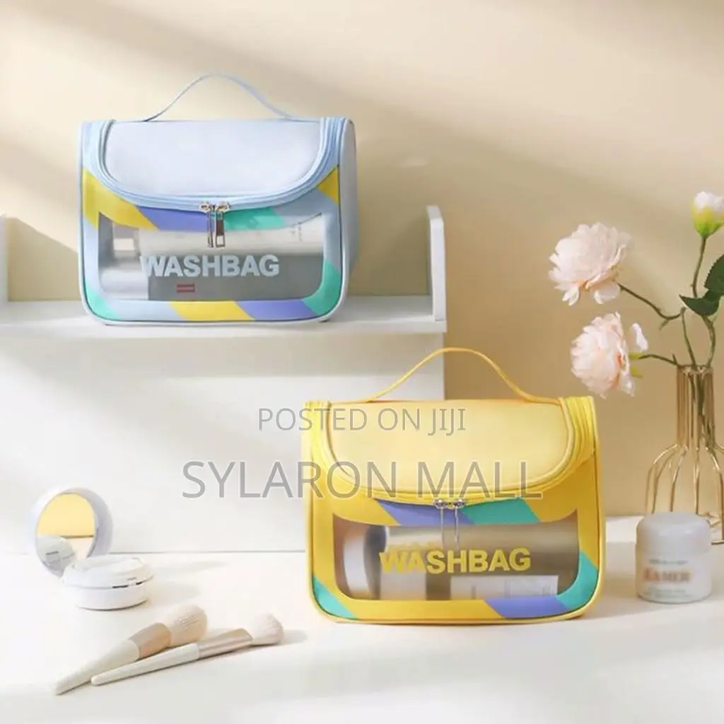 Portable Travel Wash Bag – Waterproof Toiletry Cosmetic Organizer