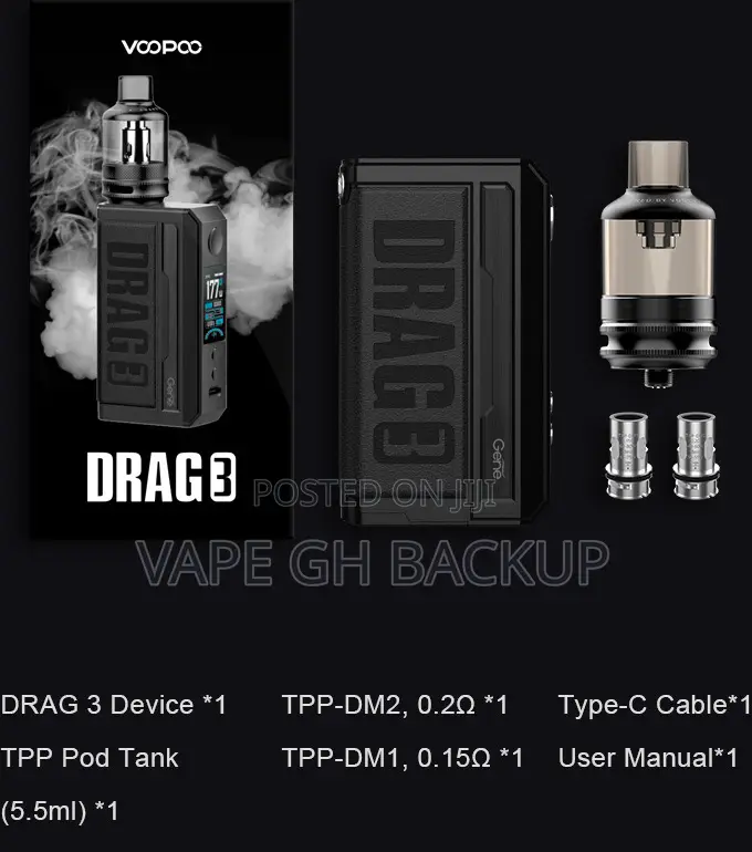 Voopoo Drag 3 TPP-X Kit