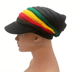 ♡Jamaican Classic Breathable Man/Woman Reggae Rasta Hat" From Uptown♡