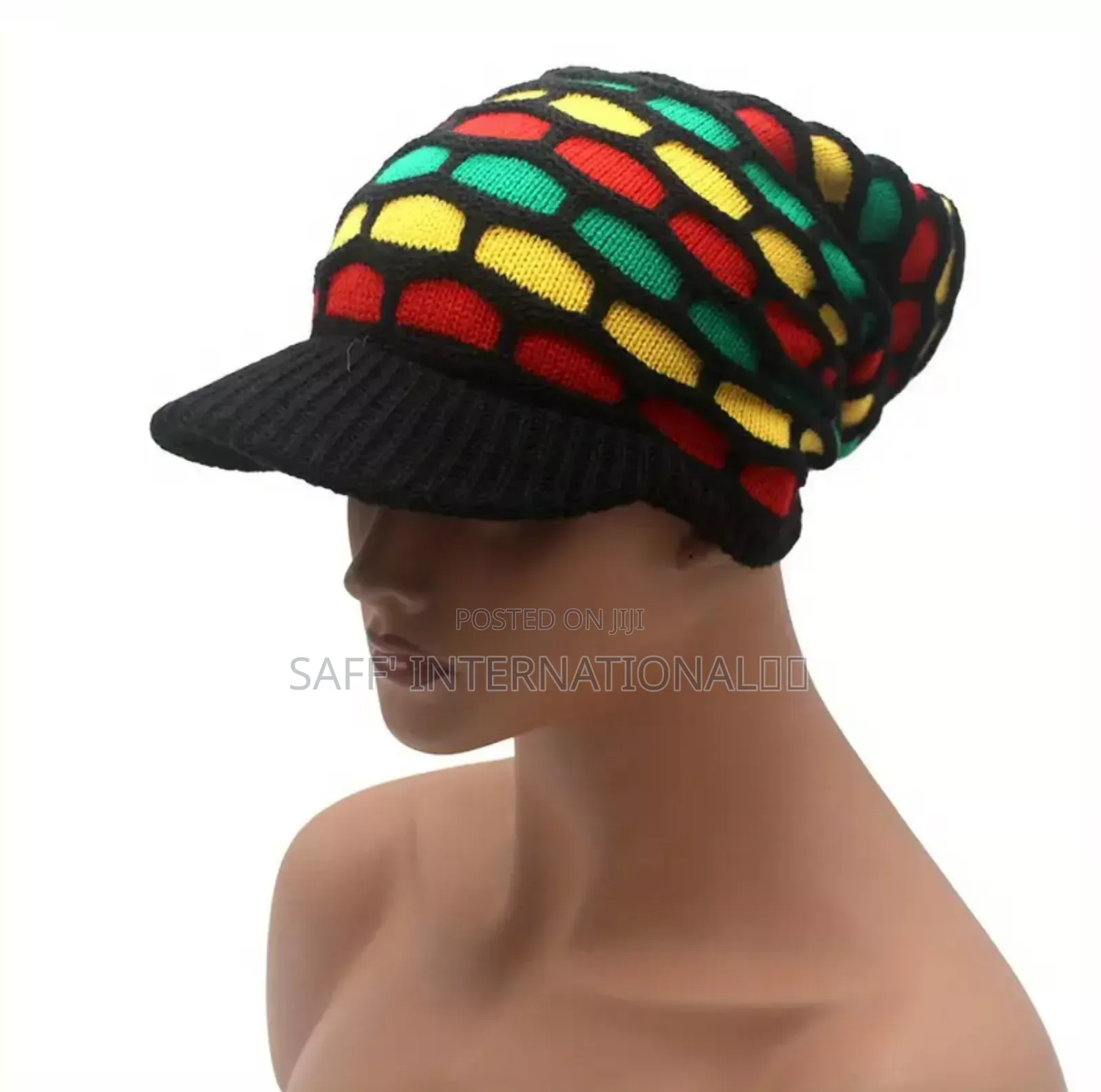 ♡Jamaican Classic Breathable Man/Woman Reggae Rasta Hat" From Uptown♡