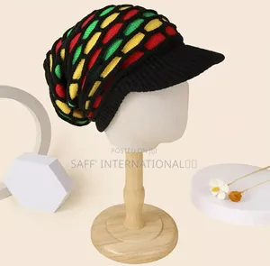 ♡Jamaican Classic Breathable Man/Woman Reggae Rasta Hat" From Uptown♡
