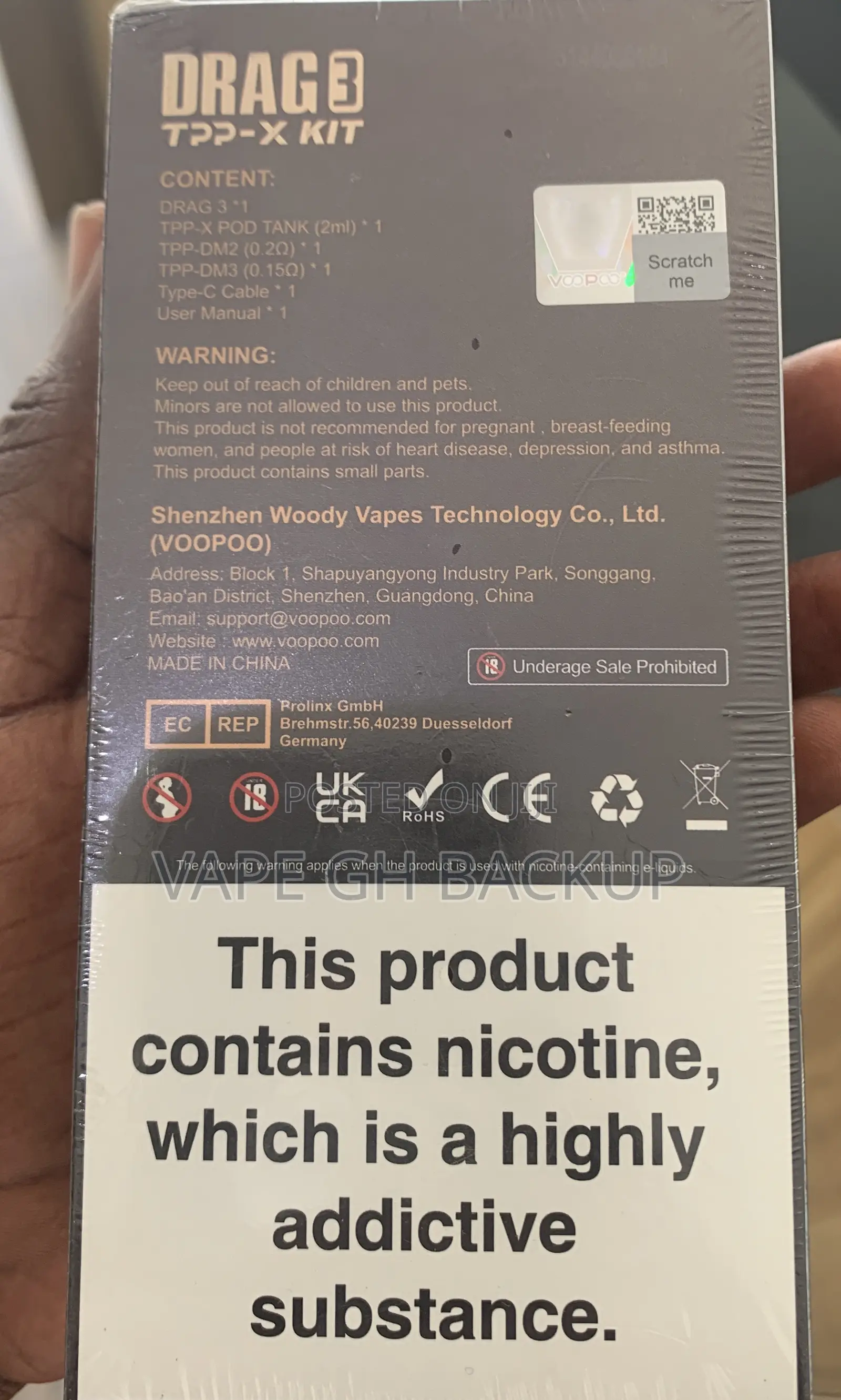 Voopoo Drag 3 TPP-X Kit