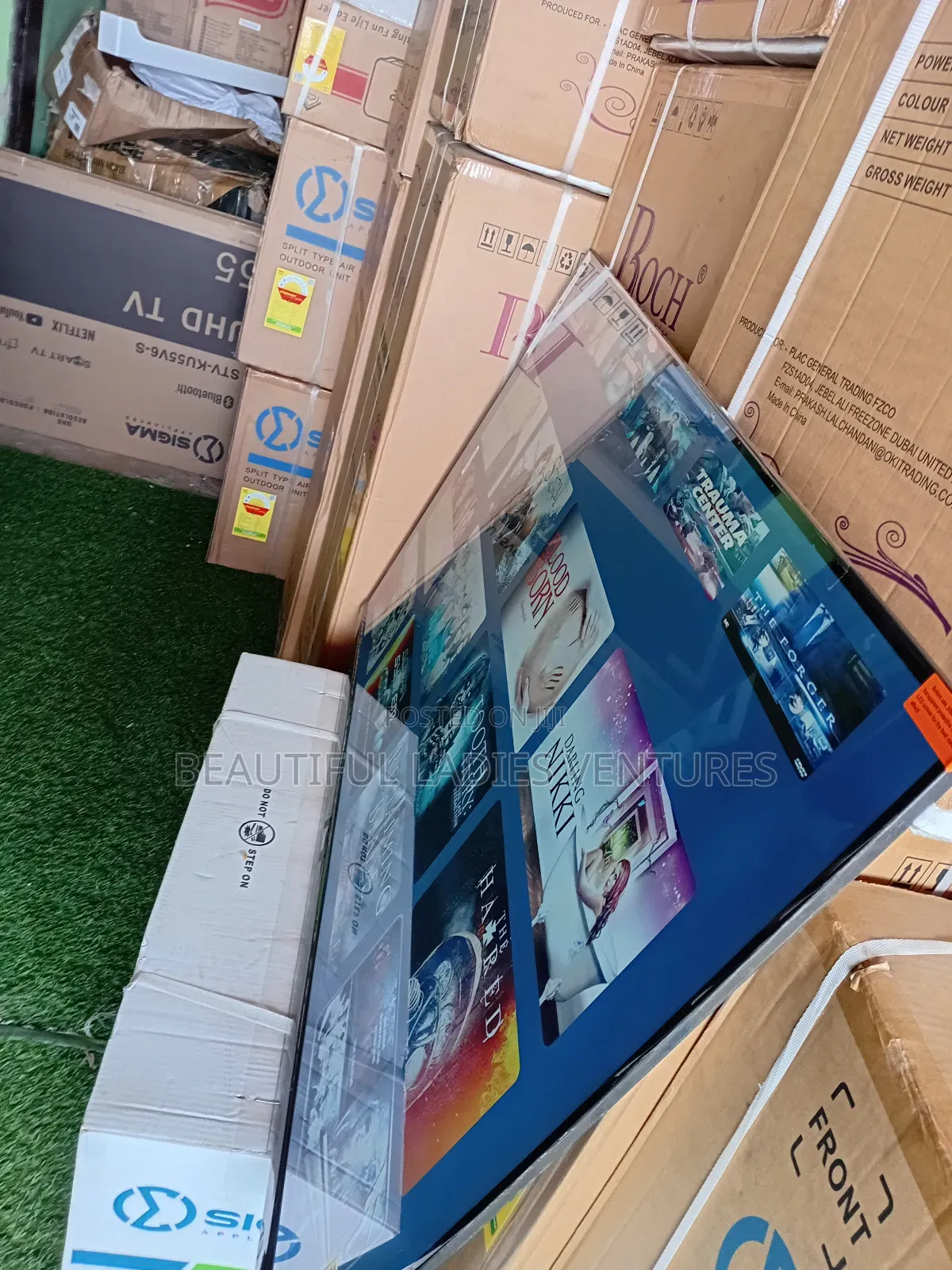 Powerful 55-Inch Smart Android Television Smooth Wireless Connection