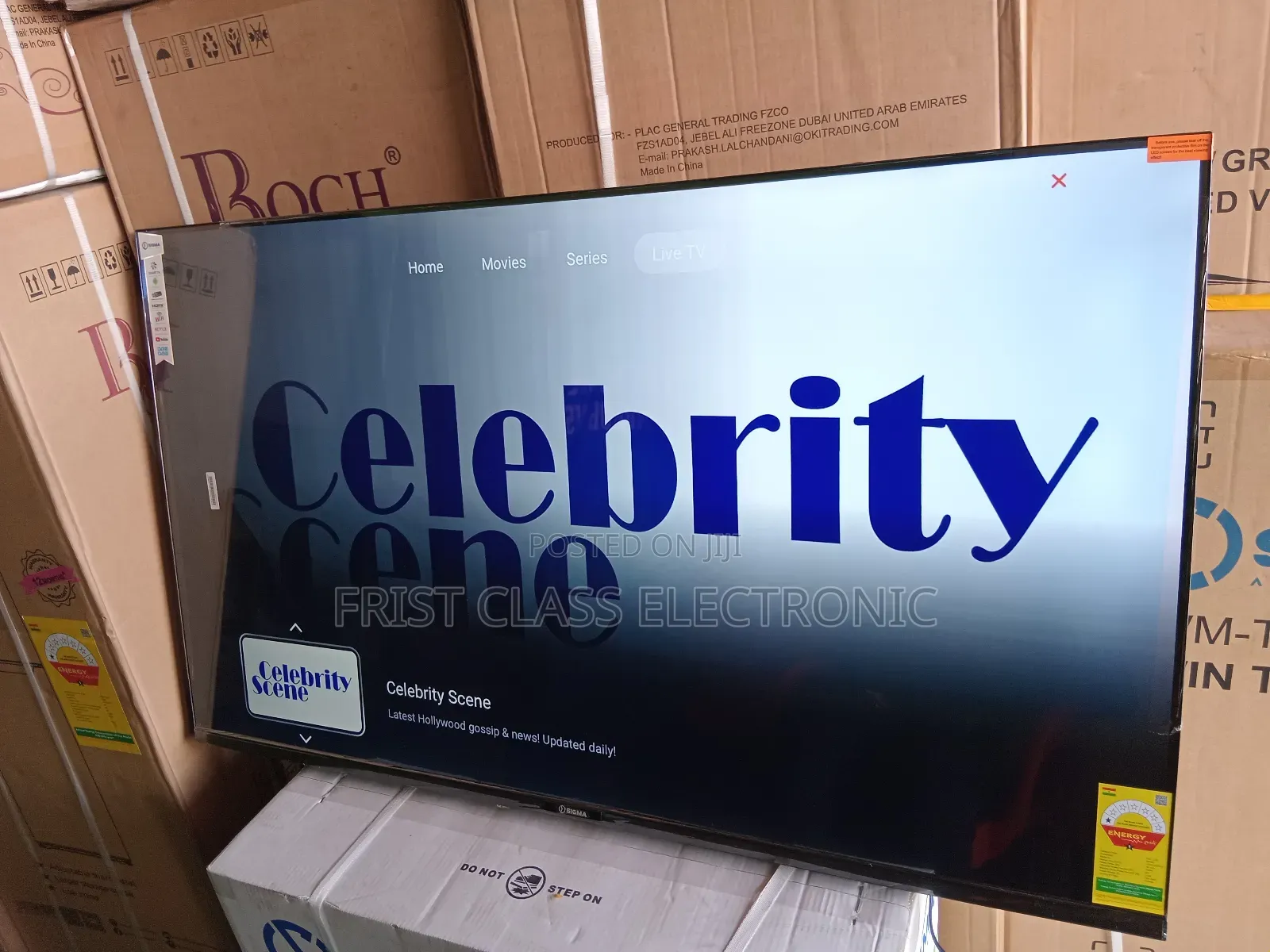 Sigma 55” Smart Tv – Crystal Clear Picture, Hot Deal!