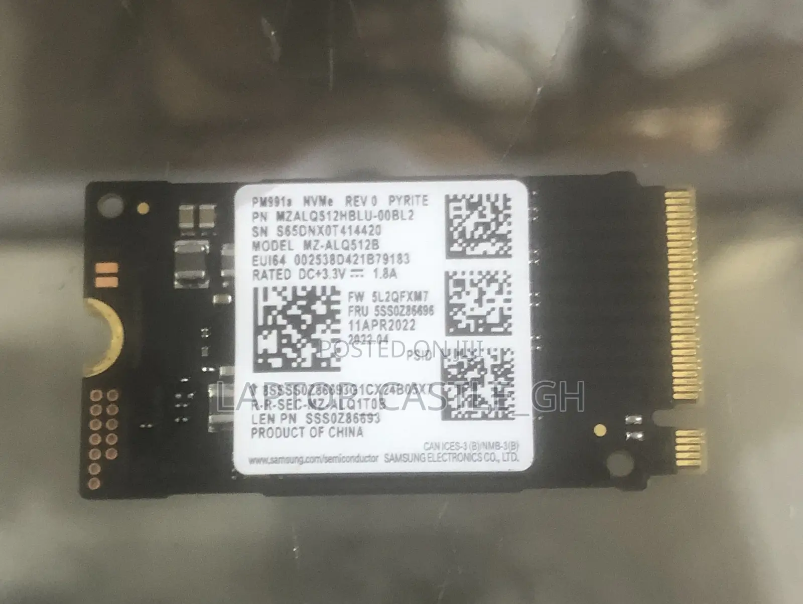 512Gb SSD M.2 Pcie Nvme