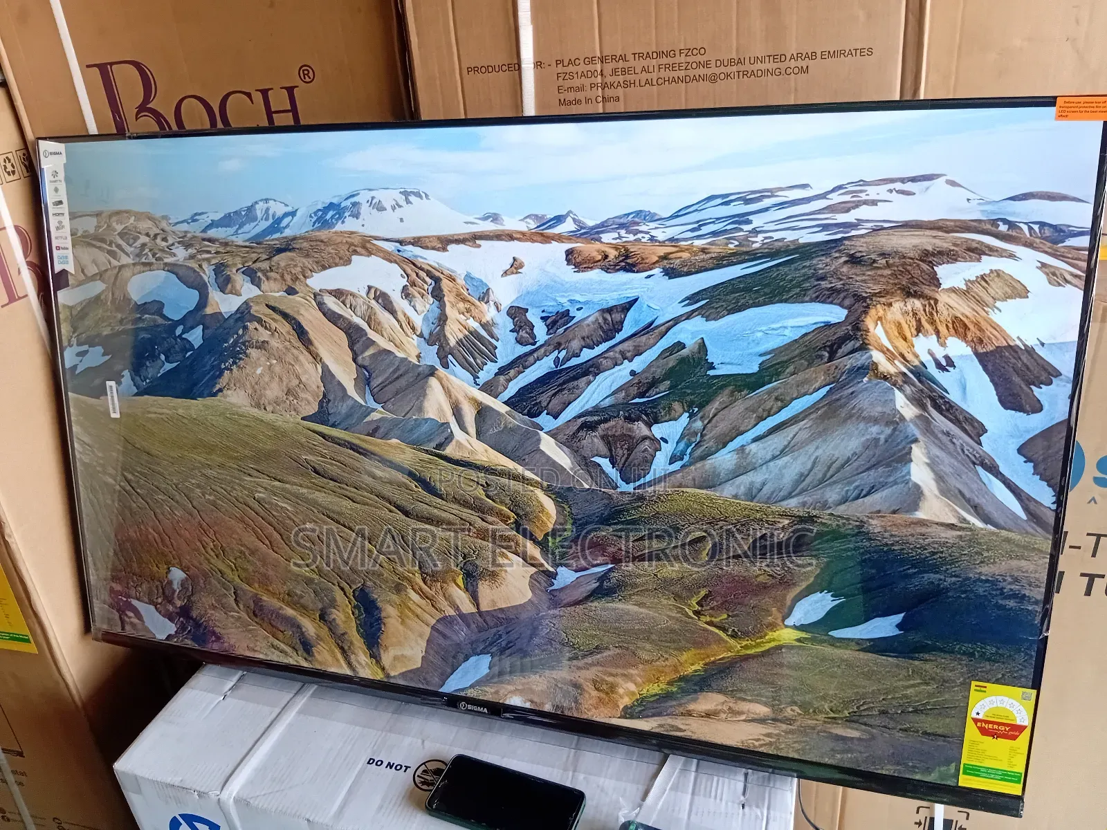 Sigma 55” Smart-Tv Stunning Clarity Every Time