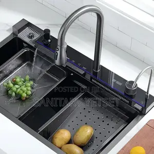 Digital/Smart Sink With Waterfall