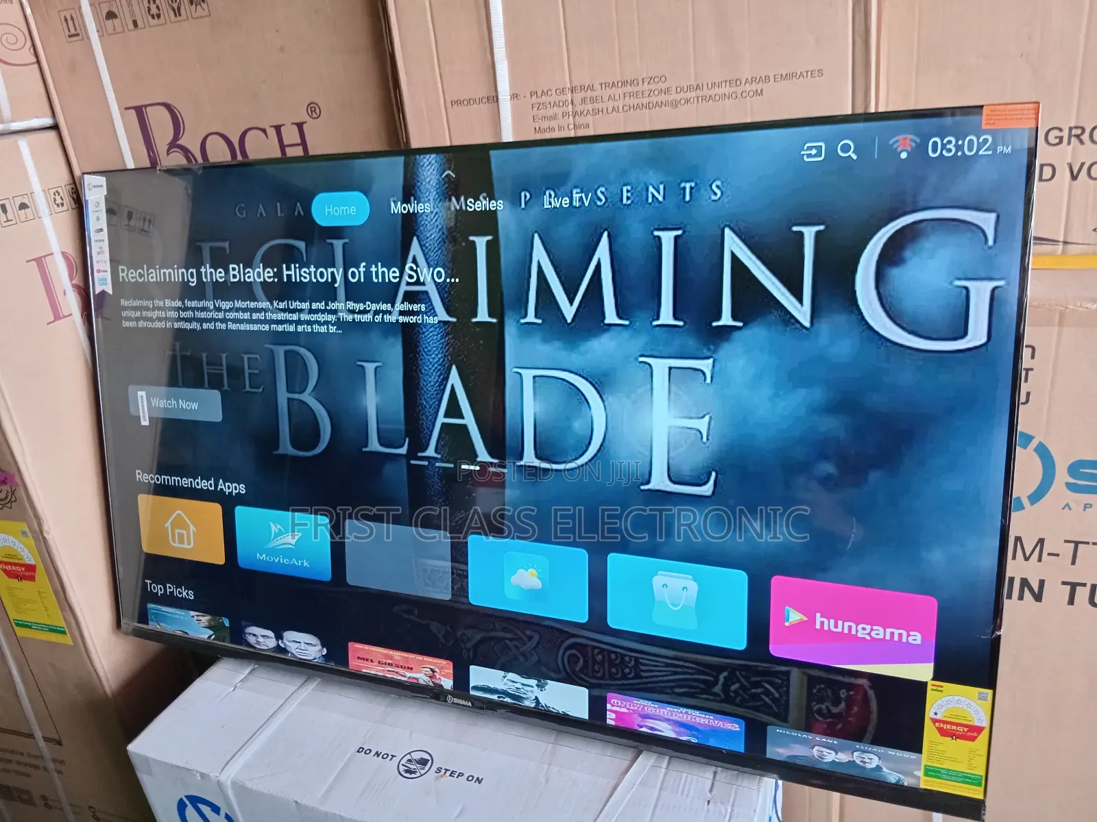 Sigma 55 Inches Smart Android Tv – Home Cinema Experience