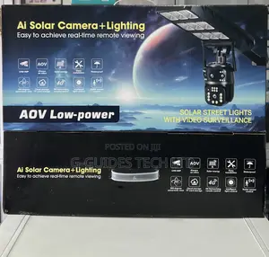 Ultra 4g Ai Aov Solar Street Light Camera 4mp