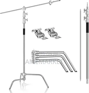 Stainless Steel Heavy Duty C Stand With Boom Arm-photography Stand