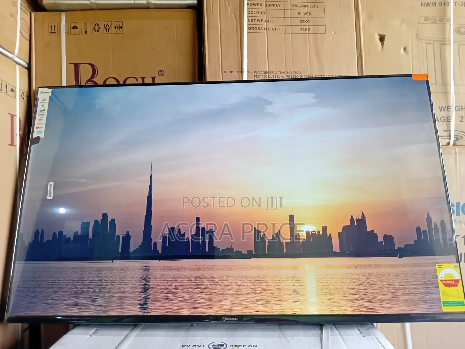 Frameless Screen With 55 Sigma