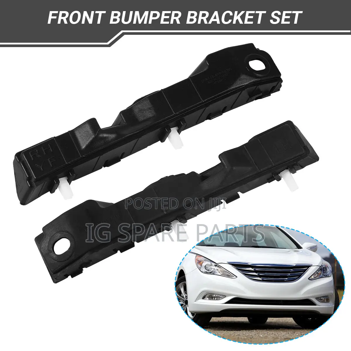 Hyundai Sonata 2011-2014 Front Bumper Bracket Pair