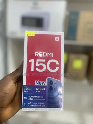 New Xiaomi Redmi 15C 4G 128 GB Black