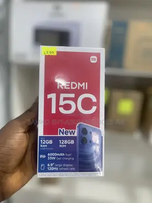 New Xiaomi Redmi 15C 4G 128 GB Black