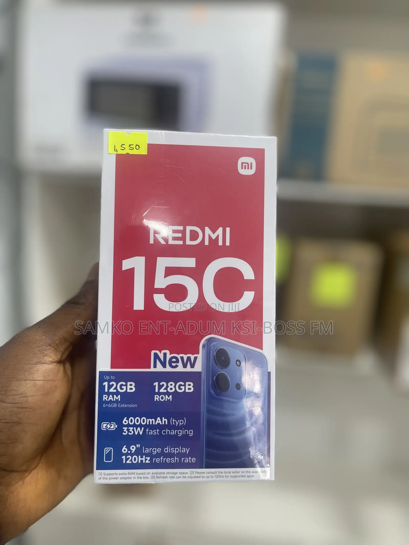 New Xiaomi Redmi 15C 4G 128 GB Black