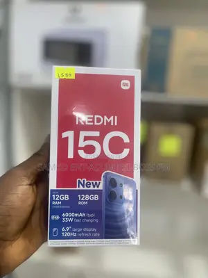 New Xiaomi Redmi 15C 4G 128 GB Black