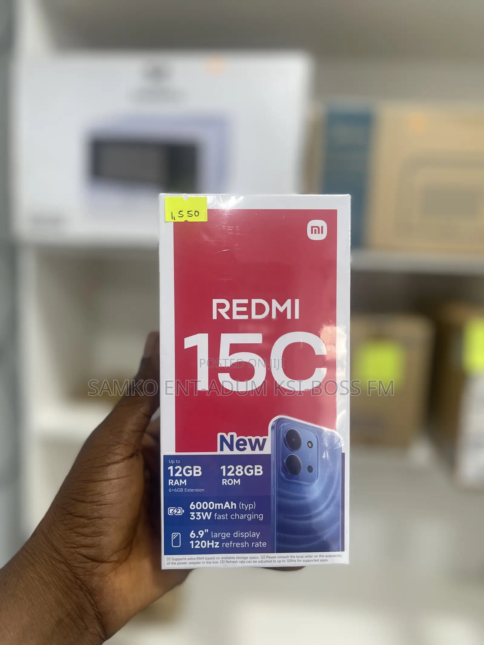 New Xiaomi Redmi 15C 4G 128 GB Black