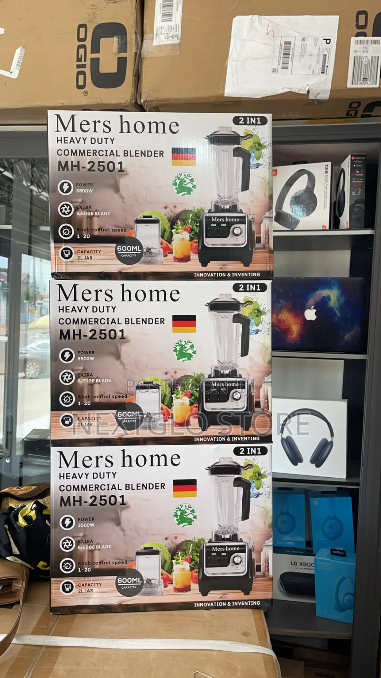 Mers Home Heavy Duty Commercial Blender