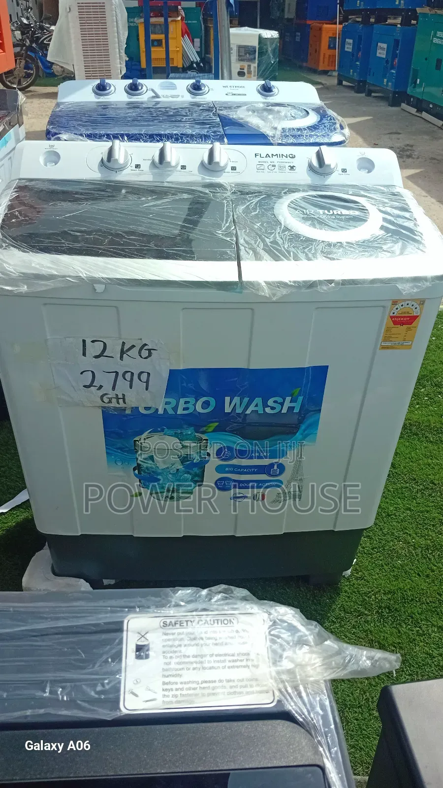 Spin Wash Flamino 12kg Washing Machine Flamino 12kg Washing Machine