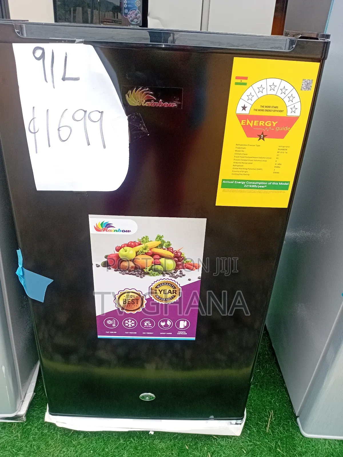 Compact 91l Top Freezer Fridge – Perfect for Home Office Use!