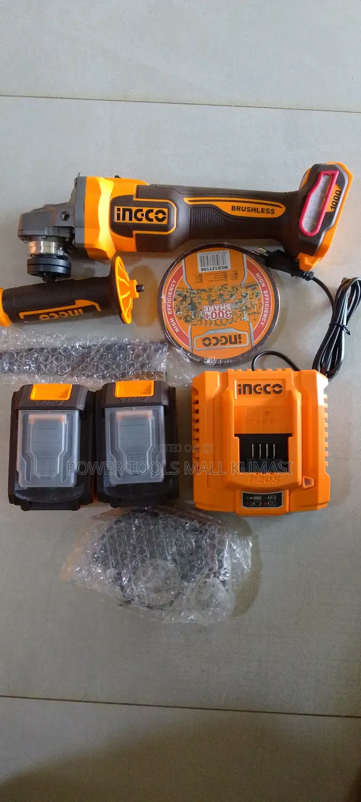 20v Cordless Angle Grinder