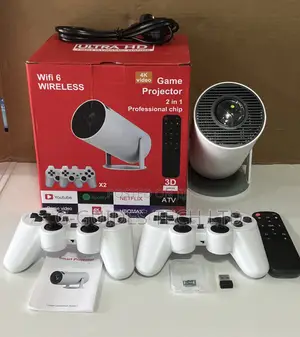 P30 Max Video Gaming Projector 2 in 1 Professional Chip Wi-Fi 6