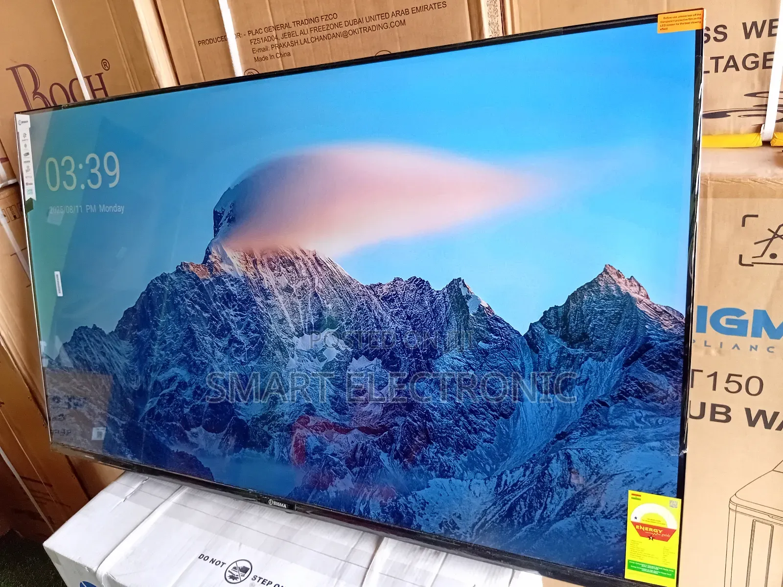 Sigma 55” Smart Tv – Realistic Colors