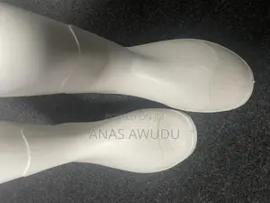 Steel Toe White Wellington Boot
