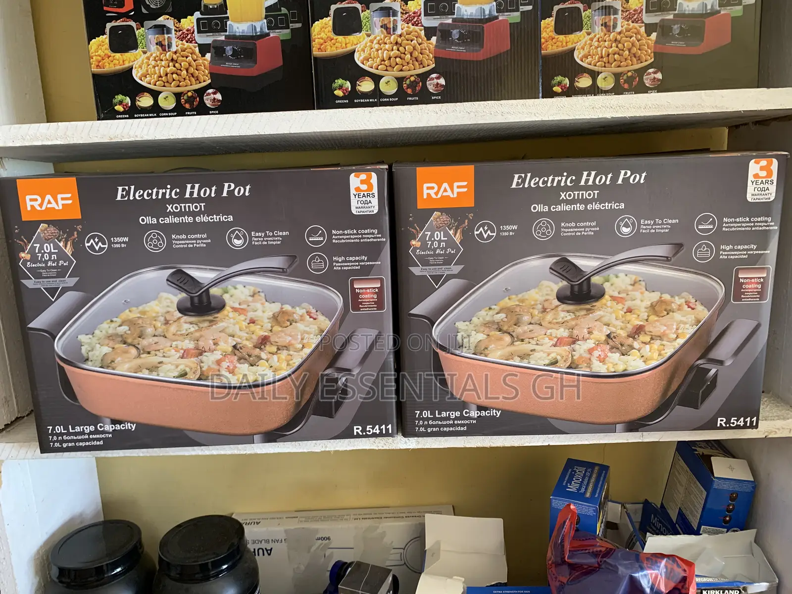 Raf 7l Multi-Functional Electric Hot Pot – 1350w