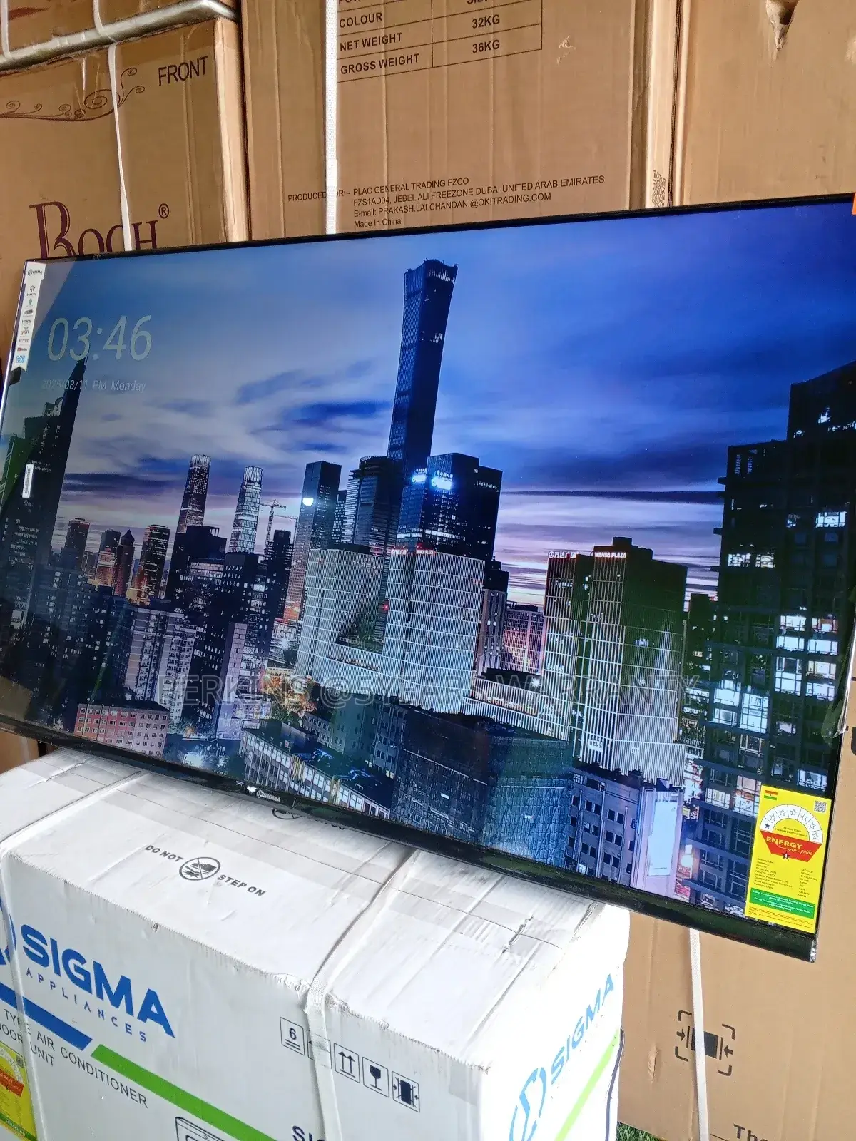 Sigma 55” Smart Tv – Vibrant Display, Smart Power Sigma Tv