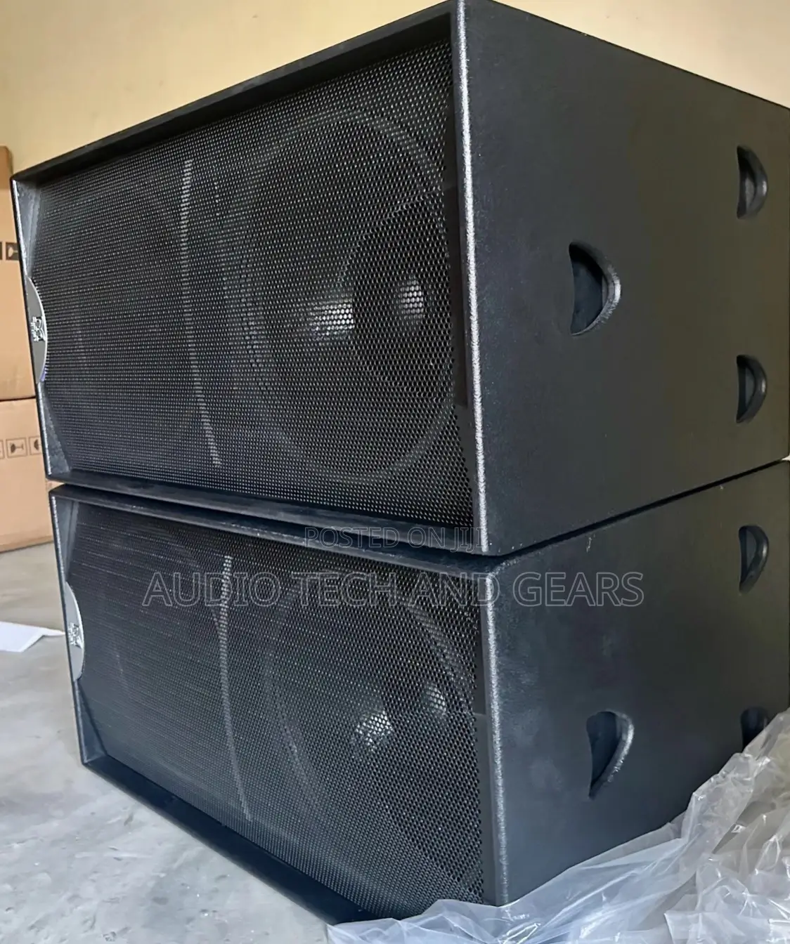 Martin Audio Double Bass Speakers