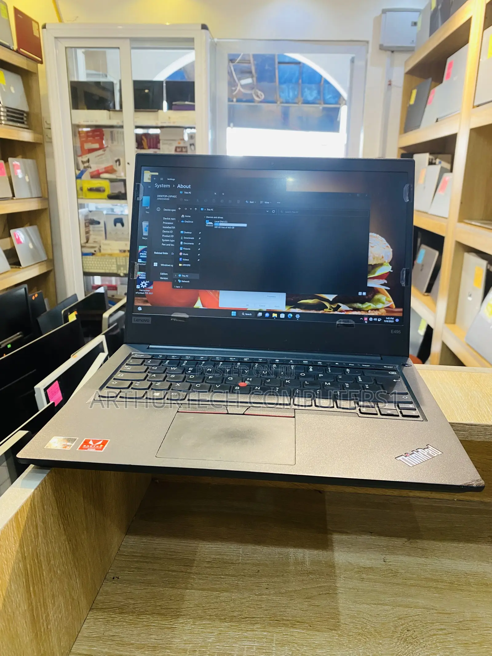 Laptop Lenovo ThinkPad E485 8GB AMD Ryzen 3 SSD 500GB