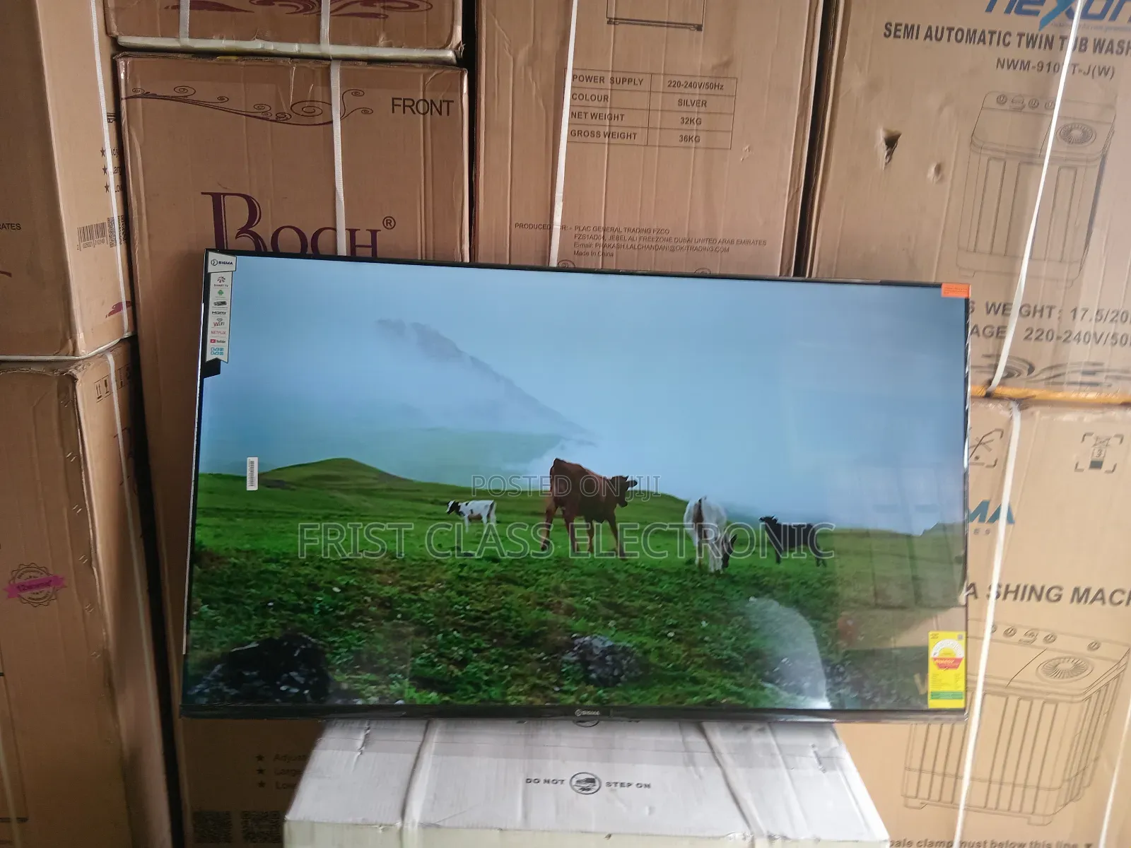 Sigma 55 Inches Smart Led – Vibrant Screen, Powerful Audio