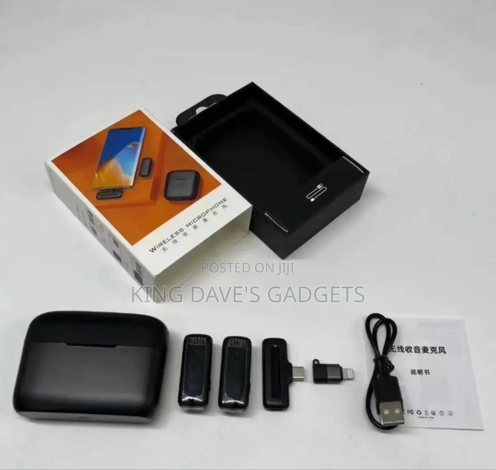 J13 Wireless Dual Microphone With Charging Case