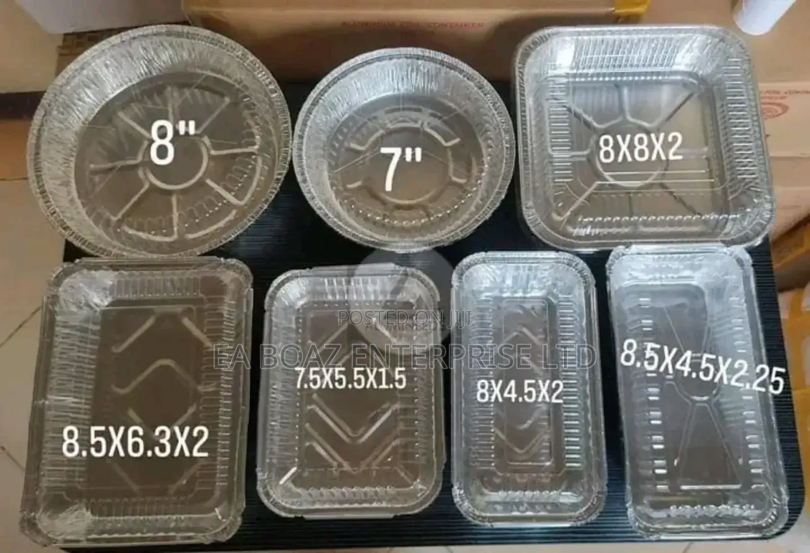 Aluminium Food Foil Containers, Loaf Pan ( Mini, Small, Regular Big)
