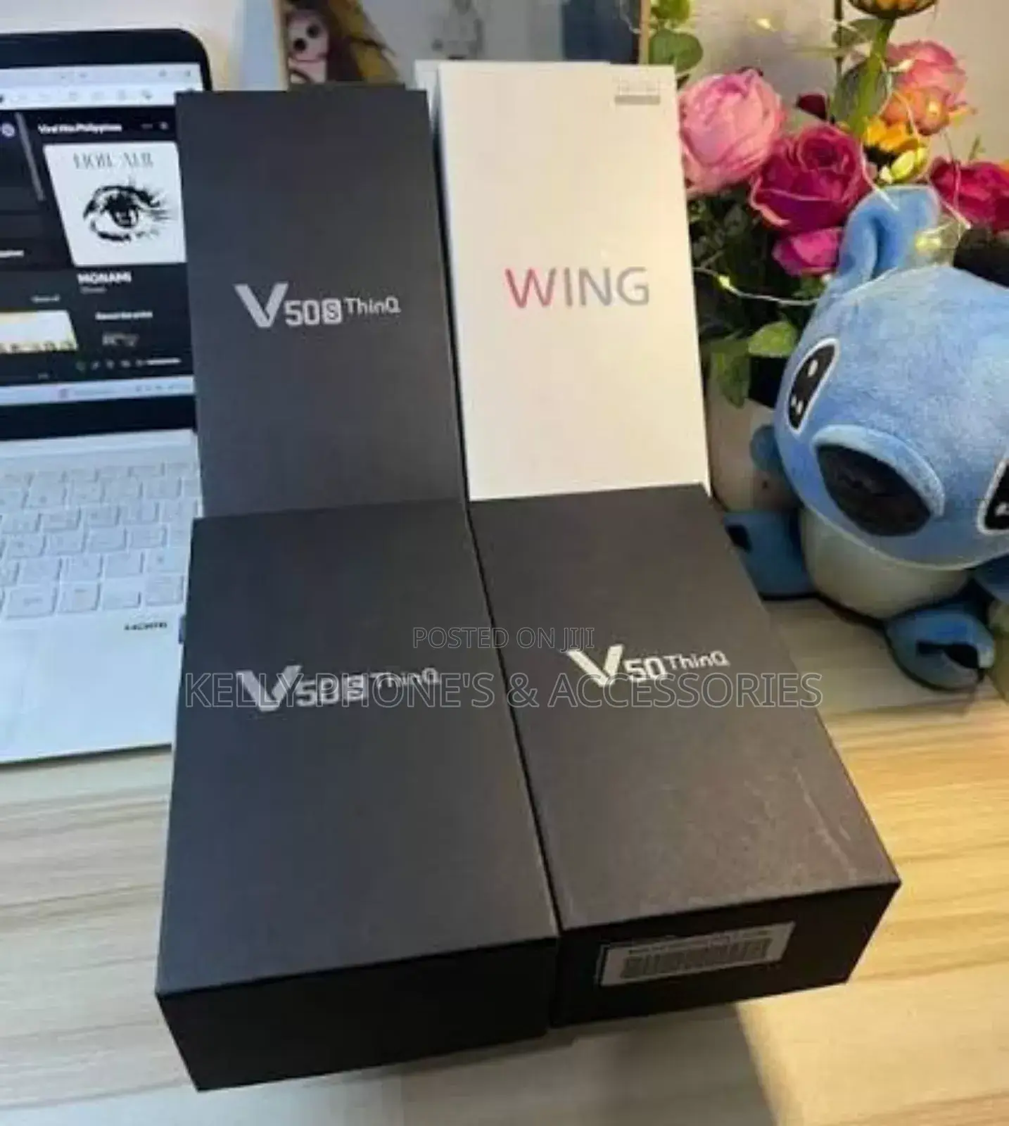 New LG V50 ThinQ 128 GB Black