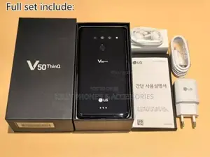 New LG V50 ThinQ 128 GB Black