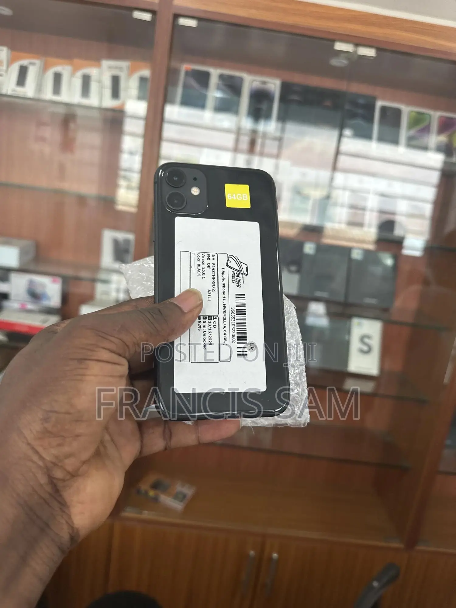 Apple iPhone 11 64 GB Black