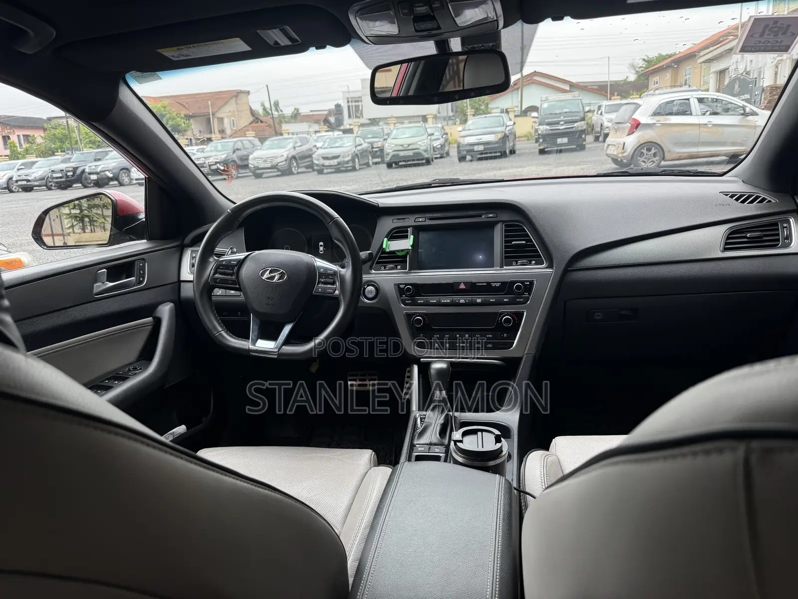 Hyundai Sonata Sport 2.0T Sedan FWD (2.0L 4cyl 6A) 2017 Red
