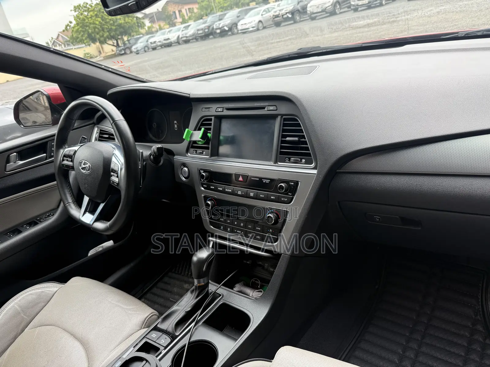 Hyundai Sonata Sport 2.0T Sedan FWD (2.0L 4cyl 6A) 2017 Red
