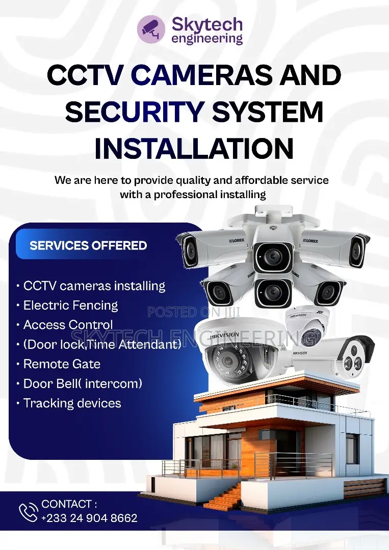 Cctv Cameras And Security System Installation