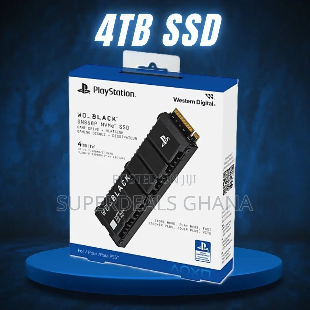 4tb Wd Black Internal Sn850p Nvme SSD Game Drive