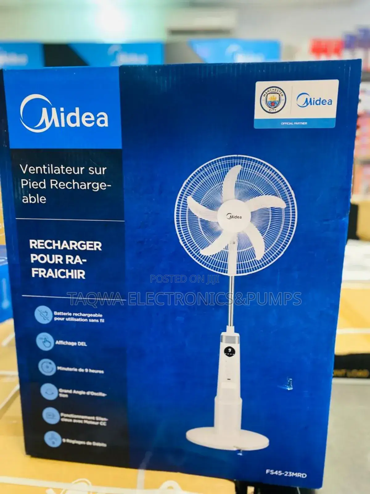 18 - Inch Midea Rechargeable Fan