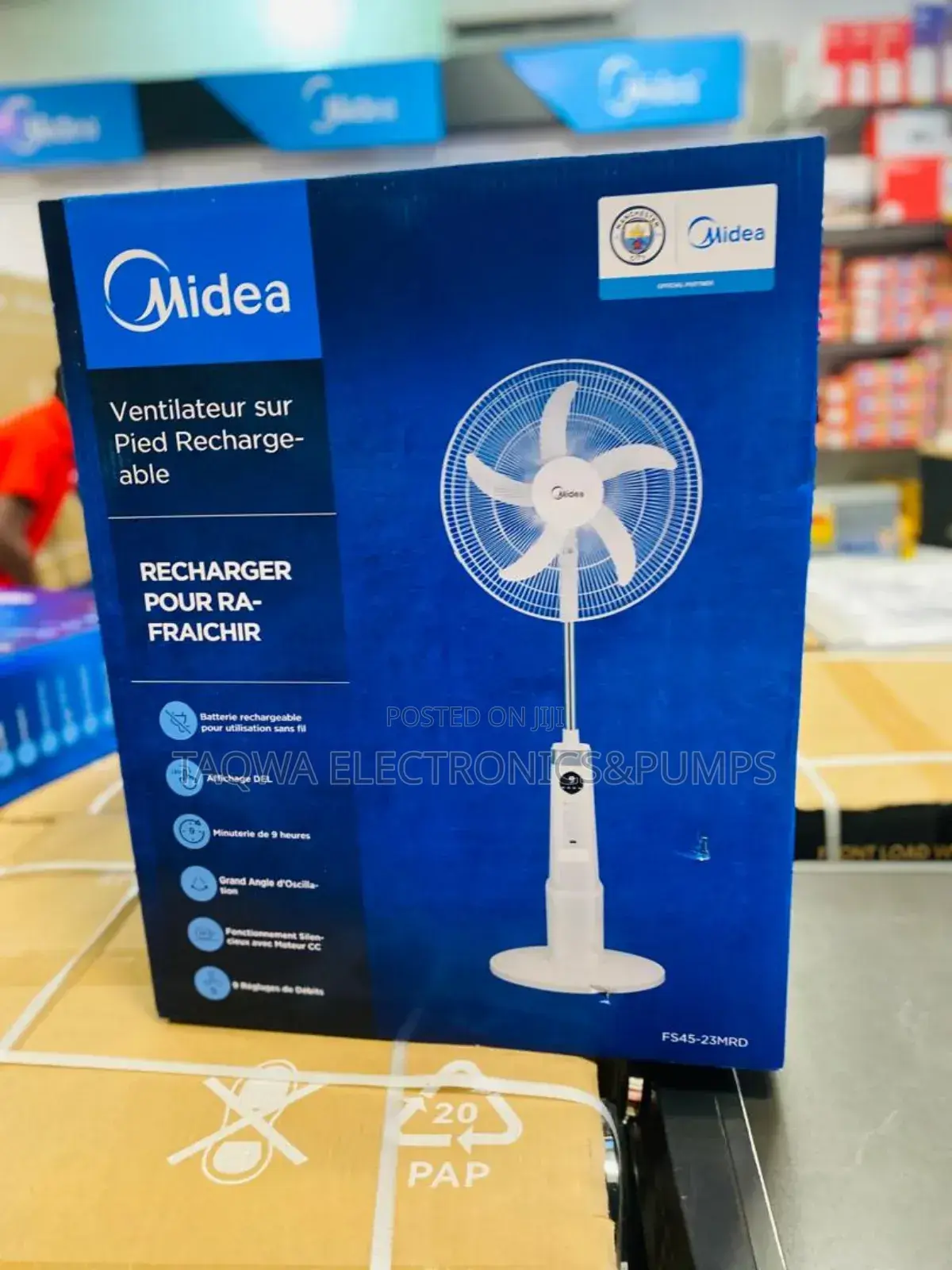 Classic Midea Rechargeable Fans